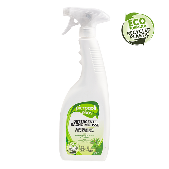 PIERPAOLI EKOS  Detergente Bagno Mousse - Spray Mousse - 750 ml